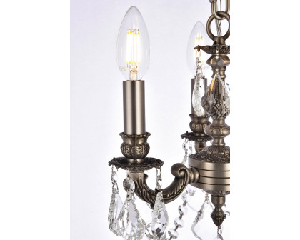 Elegant Lillie 3-Light - Pewter (9103D10PW-rc)