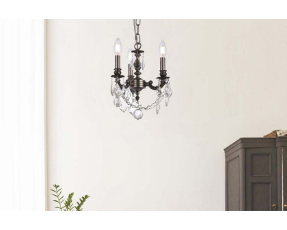 Elegant Lillie 3-Light - Pewter (9103D10PW-rc)