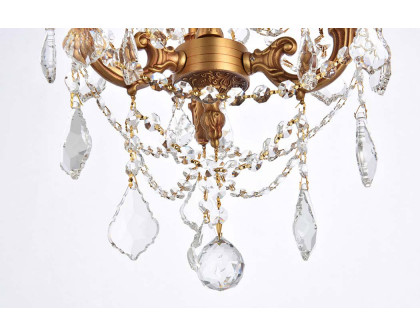 Elegant Chateau Design 3-Light 18'' Mini Chandelier - French Gold (9203D13FG-RC)