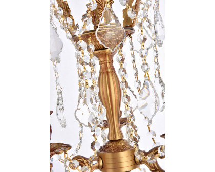 Elegant Chateau Design 3-Light 18'' Mini Chandelier - French Gold (9203D13FG-RC)