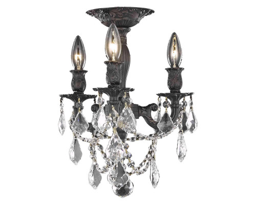 Elegant - Chateau Design 3-Light 14'' Ceiling Mount