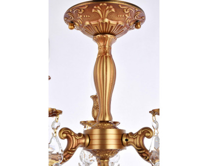 Elegant Chateau Design 3-Light 14'' Ceiling Mount - French Gold (9203F13FG-RC)