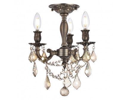 Elegant - Chateau Design 3-Light 14'' Ceiling Mount