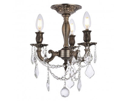 Elegant - Chateau Design 3-Light 14'' Ceiling Mount