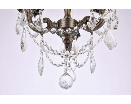 Elegant Chateau Design 3-Light 14'' Ceiling Mount - Pewter (9203F13PW-RC)