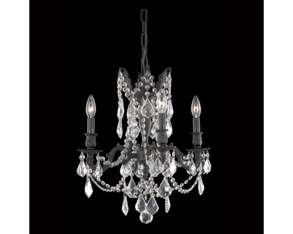 Elegant - Chateau Design 4-Light 21'' Mini Chandelier