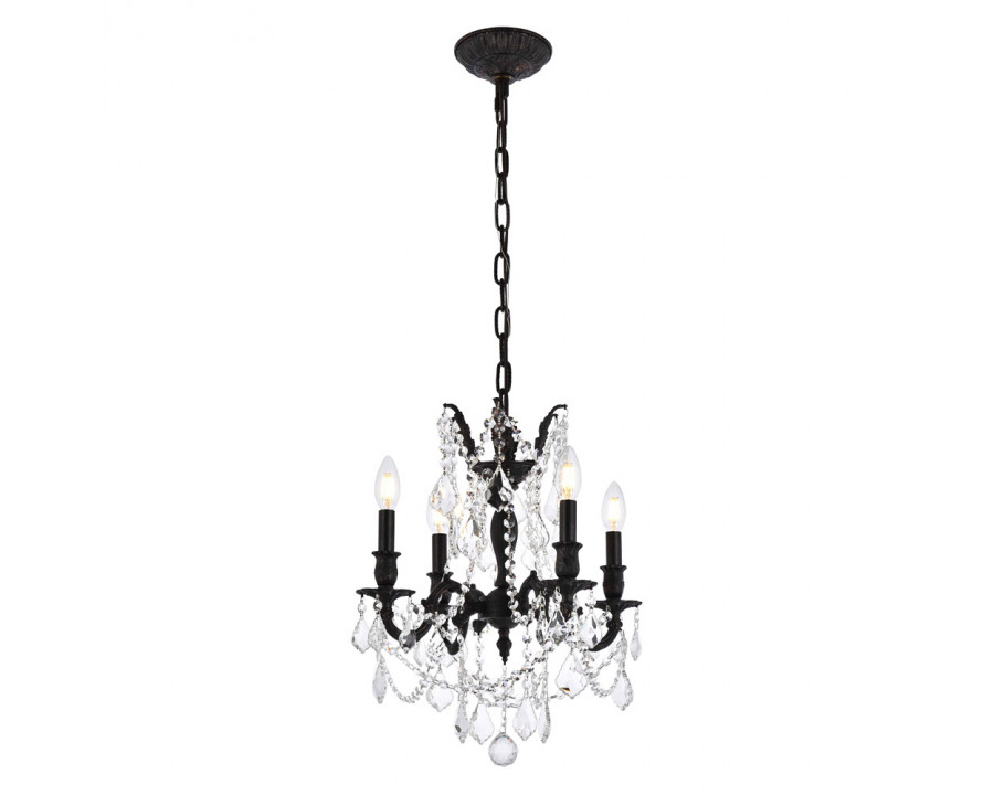 Elegant - Chateau Design 4-Light 21'' Mini Chandelier