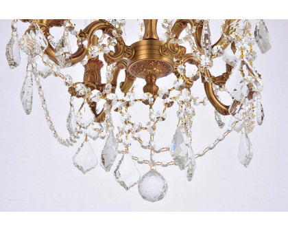 Elegant Chateau Design 4-Light 21'' Mini Chandelier - French Gold (9204D17FG-RC)