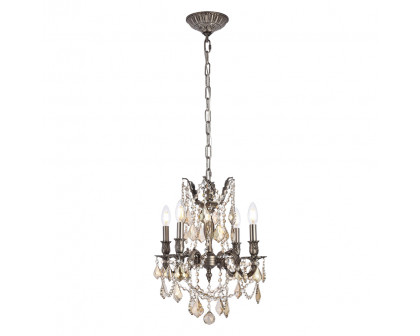 Elegant - Chateau Design 4-Light 21'' Mini Chandelier