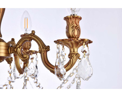 Elegant Chateau Design 4-Light 19'' Ceiling Mount - French Gold (9204F17FG-RC)