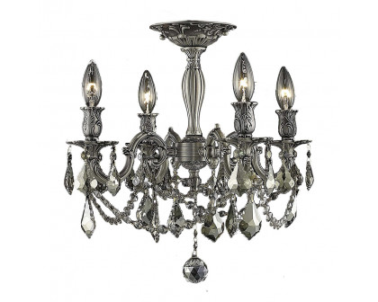 Elegant - Chateau Design 4-Light 19'' Ceiling Mount