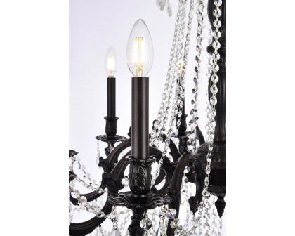 Elegant Chateau Design 10-Light 31'' Chandelier - Dark Bronze (9210D28DB-RC)