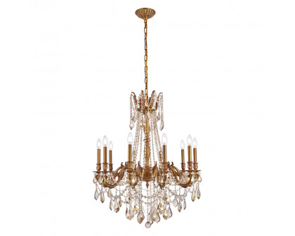 Elegant - Chateau Design 10-Light 31'' Chandelier