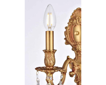 Elegant Wall Sconce - French Gold (9601W5FG-RC)