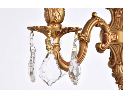 Elegant Wall Sconce - French Gold (9601W5FG-RC)