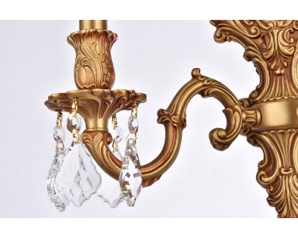 Elegant Wall Sconce - French Gold (9602W10FG-RC)