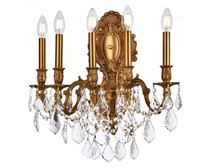 Elegant Wall Sconce - French Gold (9605W21FG-RC)