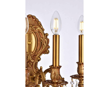 Elegant Wall Sconce - French Gold (9605W21FG-RC)