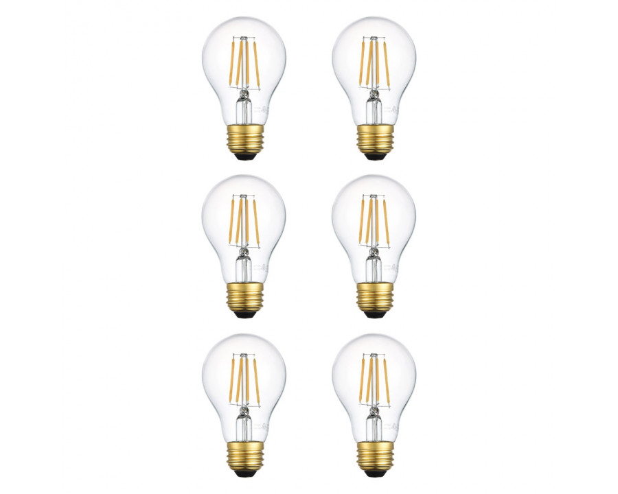 Elegant Light Bulbs - 3000K, 6 W (A19LED103-6PK)