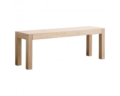 Elegant 50" Wooden Bench - Maple Wood (AF110150MP)