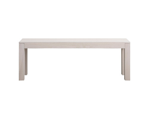 Elegant 50" Wooden Bench - Oyster Wood (AF110150OT)