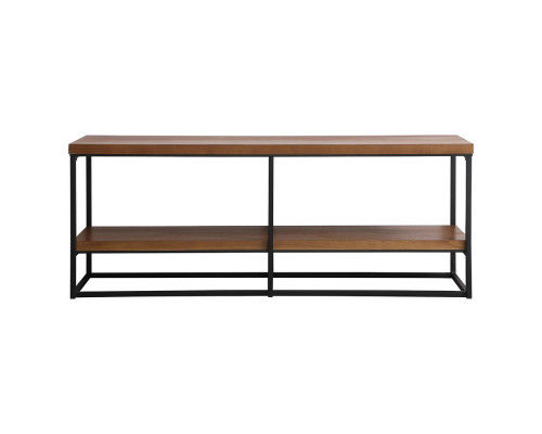 Elegant 66" Industrial TV Stand - Wood/Black (AF110360WT)