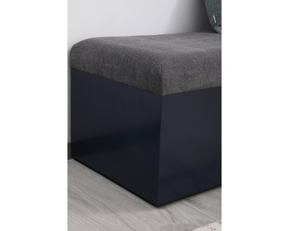 Elegant 42" Storage Bench - Black (AF110442BL)