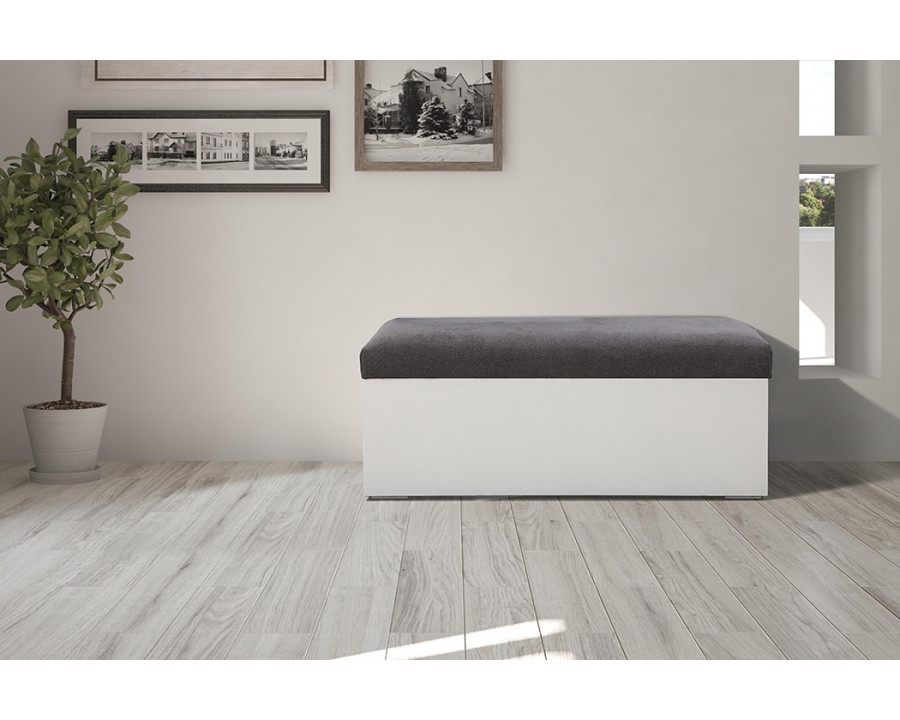 Elegant 42" Storage Bench - White (AF110442WH)