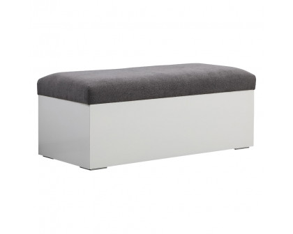 Elegant 42" Storage Bench - White (AF110442WH)