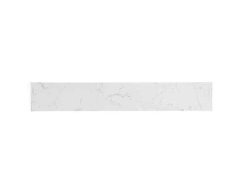 Elegant Backsplash - White Marble, D 24" (BS1124CW)