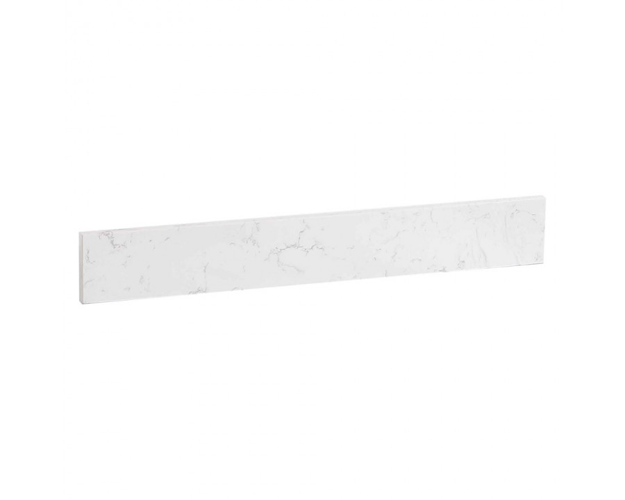 Elegant Backsplash - White Marble, D 24" (BS1124CW)