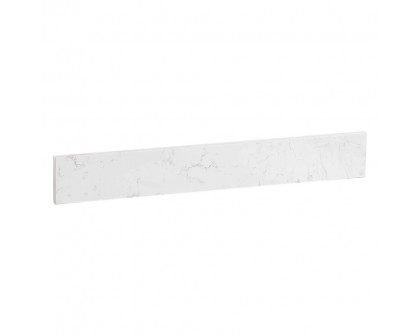 Elegant Backsplash - White Marble, D 30" (BS1130CW)