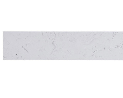 Elegant Backsplash - White Marble, D 36" (BS1136CW)