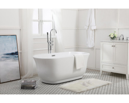 Elegant Bathtub - White, D 59" (BT10259GW)