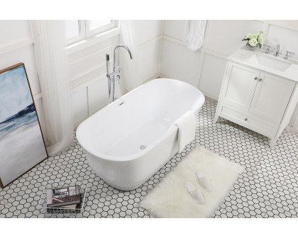 Elegant Bathtub - White, D 59" (BT10259GW)