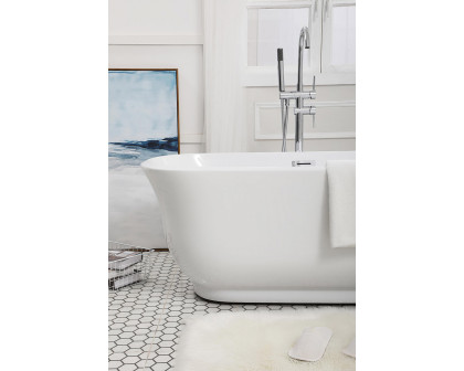 Elegant Bathtub - White, D 59" (BT10259GW)