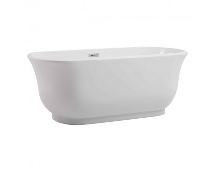 Elegant Bathtub - White, D 59" (BT10259GW)