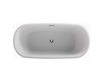 Elegant Bathtub - White, D 59" (BT10259GW)