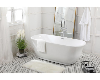 Elegant Bathtub - White, D 67" (BT10267GW)