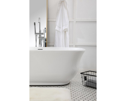 Elegant Bathtub - White, D 67" (BT10267GW)