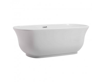 Elegant Bathtub - White, D 67" (BT10267GW)