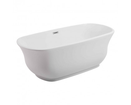 Elegant Bathtub - White, D 67" (BT10267GW)