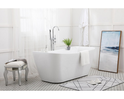 Elegant Bathtub - White, D 59" (BT10459GW)