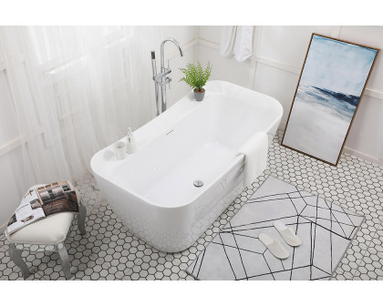 Elegant Bathtub - White, D 59" (BT10459GW)