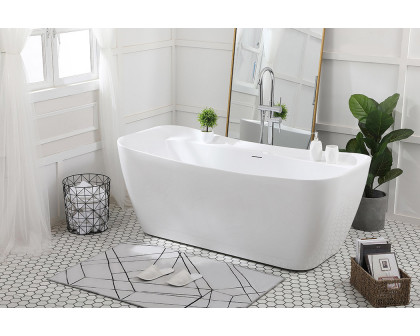 Elegant Bathtub - White, D 67" (BT10467GW)