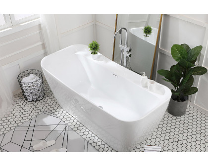 Elegant Bathtub - White, D 67" (BT10467GW)