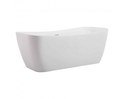 Elegant Bathtub - White, D 67" (BT10467GW)