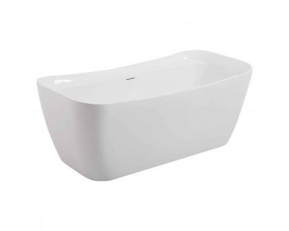 Elegant Bathtub - White, D 67" (BT10467GW)