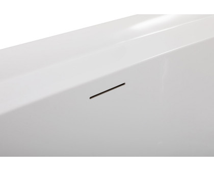 Elegant Bathtub - White, D 59" (BT10559GW)