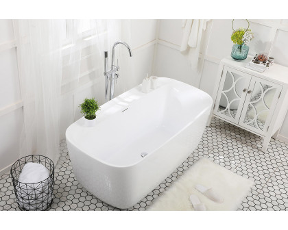 Elegant Bathtub - White, D 59" (BT10559GW)